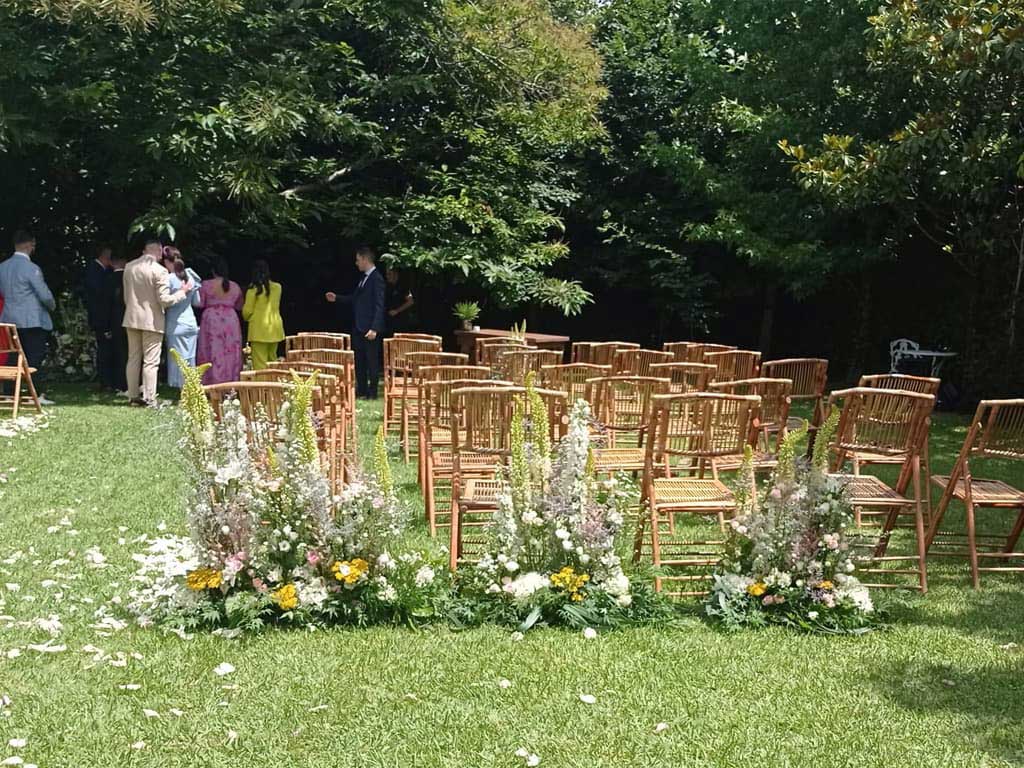 Decoración floral de eventos en Vigo de Blumen Arte Floral