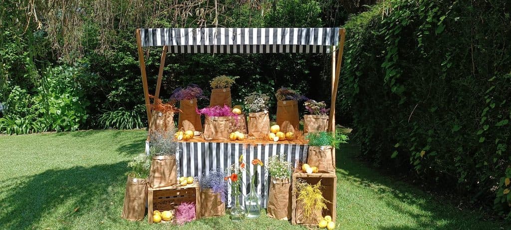 Algunos ejemplos de trabajos de arte floral