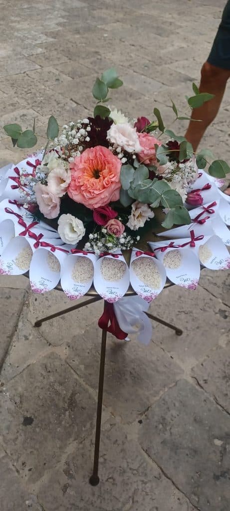 Algunos ejemplos de trabajos de arte floral