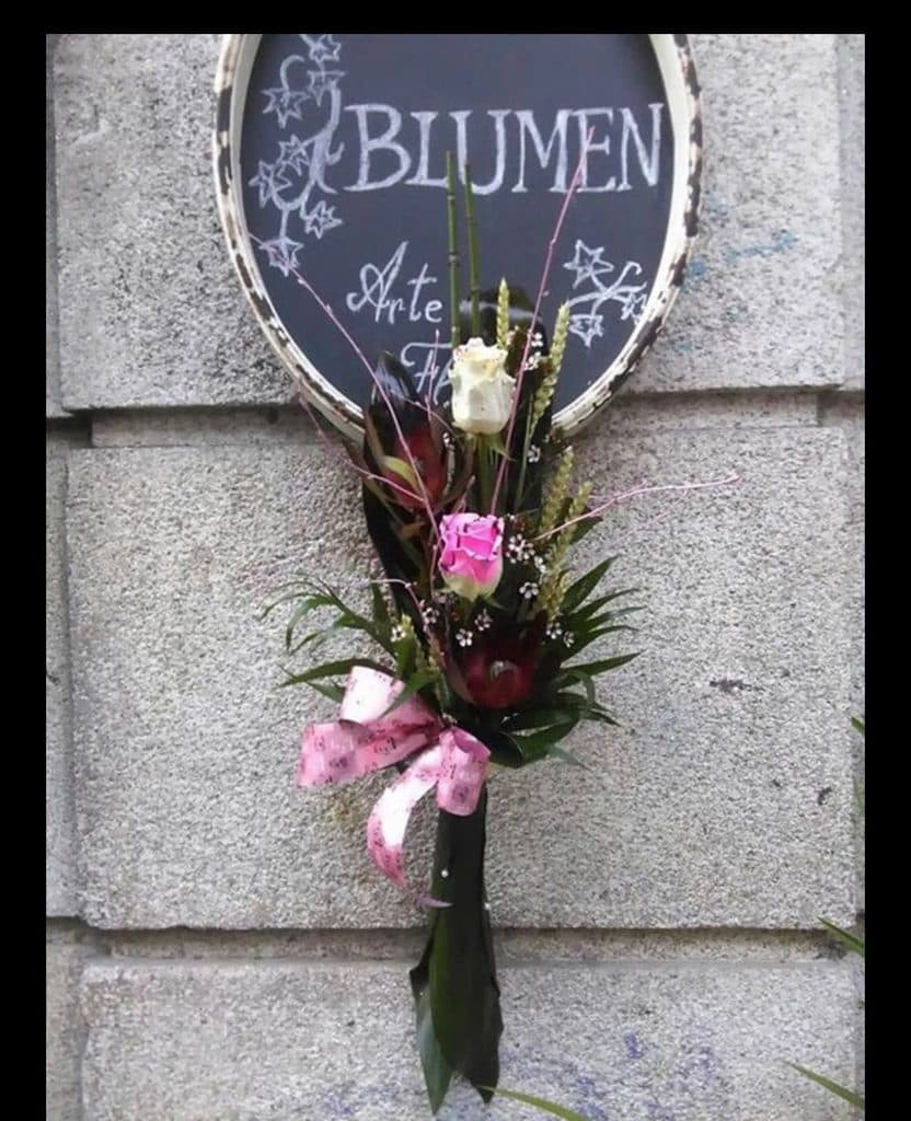 Algunos ejemplos de trabajos de arte floral