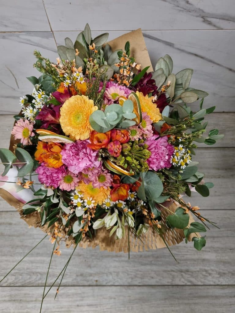 Algunos ejemplos de ramos de flores